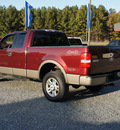 ford f 150 2004 red lariat gasoline 8 cylinders 4 wheel drive automatic 27569