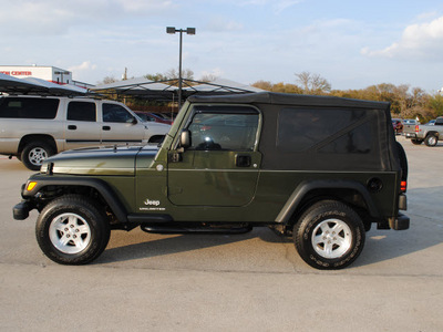 jeep wrangler 2006 green suv unlimited gasoline 6 cylinders 4 wheel drive automatic with overdrive 76087