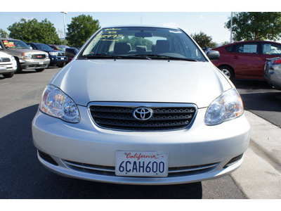 toyota corolla 2008 silver sedan ce gasoline 4 cylinders front wheel drive automatic 91761