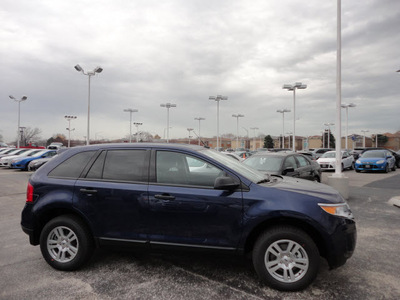 ford edge 2012 dk  blue se gasoline 6 cylinders front wheel drive automatic with overdrive 60546