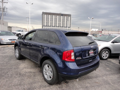 ford edge 2012 dk  blue se gasoline 6 cylinders front wheel drive automatic with overdrive 60546