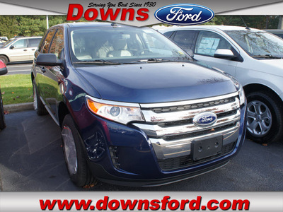 ford edge 2012 dk  blue se gasoline 6 cylinders front wheel drive automatic 08753