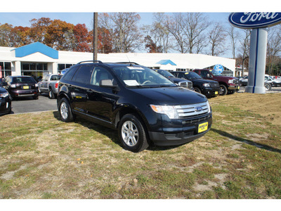 ford edge 2008 black suv se gasoline 6 cylinders front wheel drive automatic with overdrive 07724