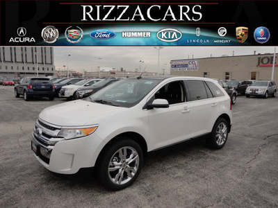 ford edge 2012 white limited awd gasoline 6 cylinders all whee drive automatic with overdrive 60546