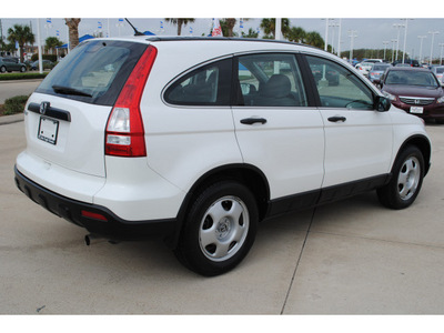 honda cr v 2008 white suv lx gasoline 4 cylinders front wheel drive automatic with overdrive 77065