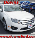 ford fusion 2012 white sedan se flex fuel 6 cylinders front wheel drive automatic 08753