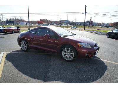 mitsubishi eclipse 2007 ultra red hatchback gt gasoline 6 cylinders front wheel drive automatic 07724