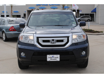 honda pilot 2010 blue suv touring w navi gasoline 6 cylinders front wheel drive automatic with overdrive 77065