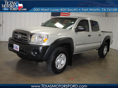 toyota tacoma 2010 silver prerunner gasoline 6 cylinders 2 wheel drive automatic 76108