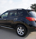 nissan murano 2009 black suv s gasoline 6 cylinders front wheel drive automatic with overdrive 76018