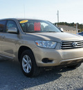 toyota highlander 2009 tan suv gasoline 6 cylinders front wheel drive automatic 27569