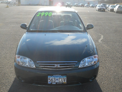 kia spectra 2002 dk  green sedan gasoline 4 cylinders front wheel drive automatic 55811