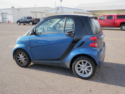 smart fortwo 2009 blue coupe passion gasoline 3 cylinders rear wheel drive automatic 55318