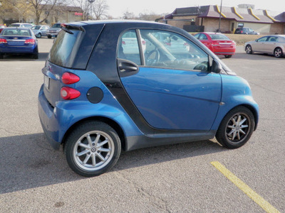 smart fortwo 2009 blue coupe passion gasoline 3 cylinders rear wheel drive automatic 55318