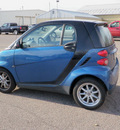 smart fortwo 2009 blue coupe passion gasoline 3 cylinders rear wheel drive automatic 55318