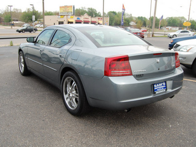 dodge charger 2007 steel blue sedan rt gasoline 8 cylinders rear wheel drive automatic 67210