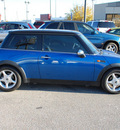 mini cooper 2005 hyper blue hatchback gasoline 4 cylinders front wheel drive automatic 67210