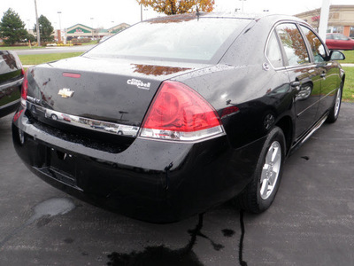 chevrolet impala 2009 black sedan lt gasoline 6 cylinders front wheel drive automatic 14221