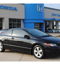 honda civic 2008 black coupe ex gasoline 4 cylinders front wheel drive automatic 77065