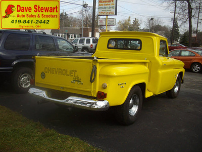 chevrolet c10 1966 yellow pickup truck v8 4 speed manual 43560