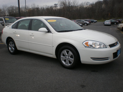 chevrolet impala 2007 white sedan lt flex fuel 6 cylinders front wheel drive automatic 13502