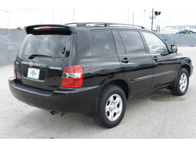 toyota highlander 2007 black suv gasoline 4 cylinders front wheel drive automatic 77388