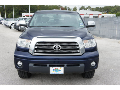 toyota tundra 2007 blue limited gasoline 8 cylinders 4 wheel drive automatic 77388