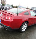 ford mustang 2012 red coupe gasoline 8 cylinders rear wheel drive automatic 98032