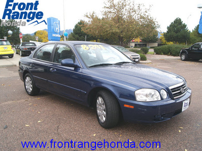 kia optima 2006 blue sedan lx gasoline 4 cylinders front wheel drive automatic 80910