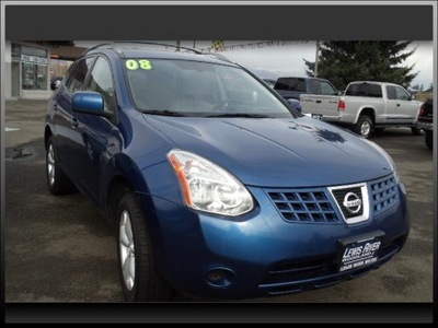 nissan rogue 2008 blue suv sl gasoline 4 cylinders all whee drive automatic 98674