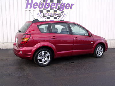 pontiac vibe 2005 dk  red hatchback gasoline 4 cylinders front wheel drive automatic 80905