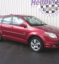 pontiac vibe 2005 dk  red hatchback gasoline 4 cylinders front wheel drive automatic 80905