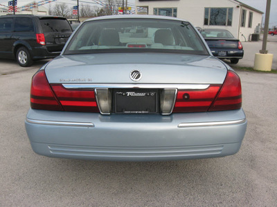 mercury grand marquis 2004 lt  blue sedan gs gasoline 8 cylinders rear wheel drive automatic with overdrive 45840