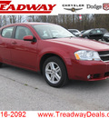 dodge avenger 2010 dk  red sedan r t gasoline 4 cylinders front wheel drive automatic 45840