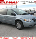 chrysler town and country 2006 lt  blue van limited gasoline 6 cylinders front wheel drive automatic 45840