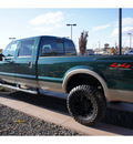 ford f 350 super duty 2009 forest green lariat diesel 8 cylinders 4 wheel drive automatic 99352