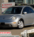 volkswagen beetle 2001 silver coupe gls gasoline 4 cylinders front wheel drive automatic 62034