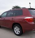 toyota highlander 2010 dk  red suv gasoline 6 cylinders front wheel drive automatic 76018