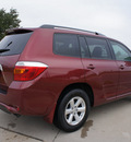 toyota highlander 2010 dk  red suv gasoline 6 cylinders front wheel drive automatic 76018