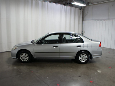 honda civic 2004 silver sedan value package gasoline 4 cylinders front wheel drive automatic 76108
