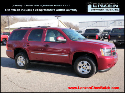 chevrolet tahoe 2011 dk  red suv lt 4wd flex fuel 8 cylinders 4 wheel drive automatic 55318