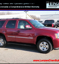 chevrolet tahoe 2011 dk  red suv lt 4wd flex fuel 8 cylinders 4 wheel drive automatic 55318