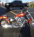 harley davidson fxdwg 2011 orange dyna wide glide 2 cylinders 6 speed 45342