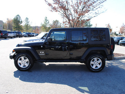 jeep wrangler unlimited 2009 black suv x gasoline 6 cylinders 4 wheel drive automatic 27511