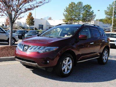 nissan murano 2009 dk  red suv sl gasoline 6 cylinders all whee drive automatic 27511