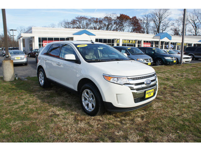 ford edge 2011 white sel gasoline 6 cylinders all whee drive automatic with overdrive 07724