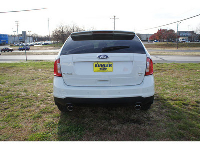 ford edge 2011 white sel gasoline 6 cylinders all whee drive automatic with overdrive 07724