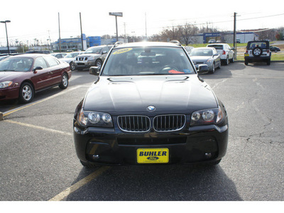 bmw x3 2006 black suv 3 0i gasoline 6 cylinders all whee drive automatic 07724