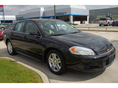 chevrolet impala 2011 black sedan lt fleet flex fuel 6 cylinders front wheel drive 4 speed automatic 77090