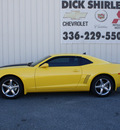 chevrolet camaro 2010 yellow coupe lt gasoline 6 cylinders rear wheel drive automatic 27215